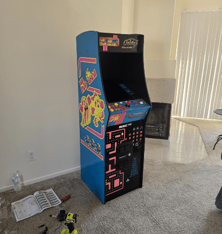 Arcade Cabinet Assembly - After